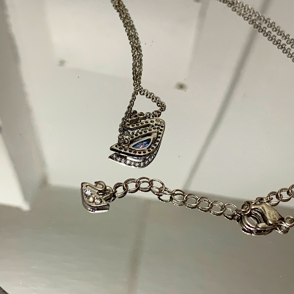 Dancing Swan Necklace Azure - Picture 6 of 6
